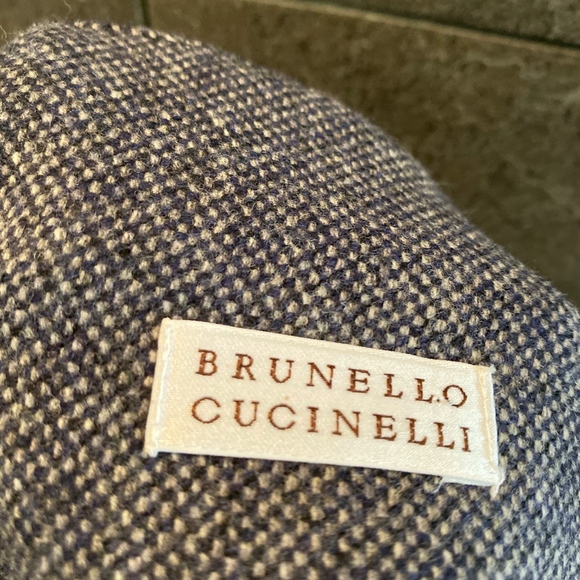 Brunello Cucinelli gray wool skirt size 44 New - Picture 4 of 5